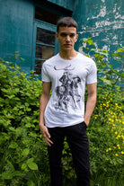 Tee-Shirt Querido El Mensajero Blanc t-shirts pour homme simples, polyvalents pour toutes les occasions