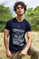T-Shirt Querido Viaje Bleu Marine t-shirts pour homme simples, polyvalents pour toutes les occasions