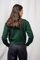 Veste Dione Vert Foncé des broderies et graphismes pour toujours plus de modernité