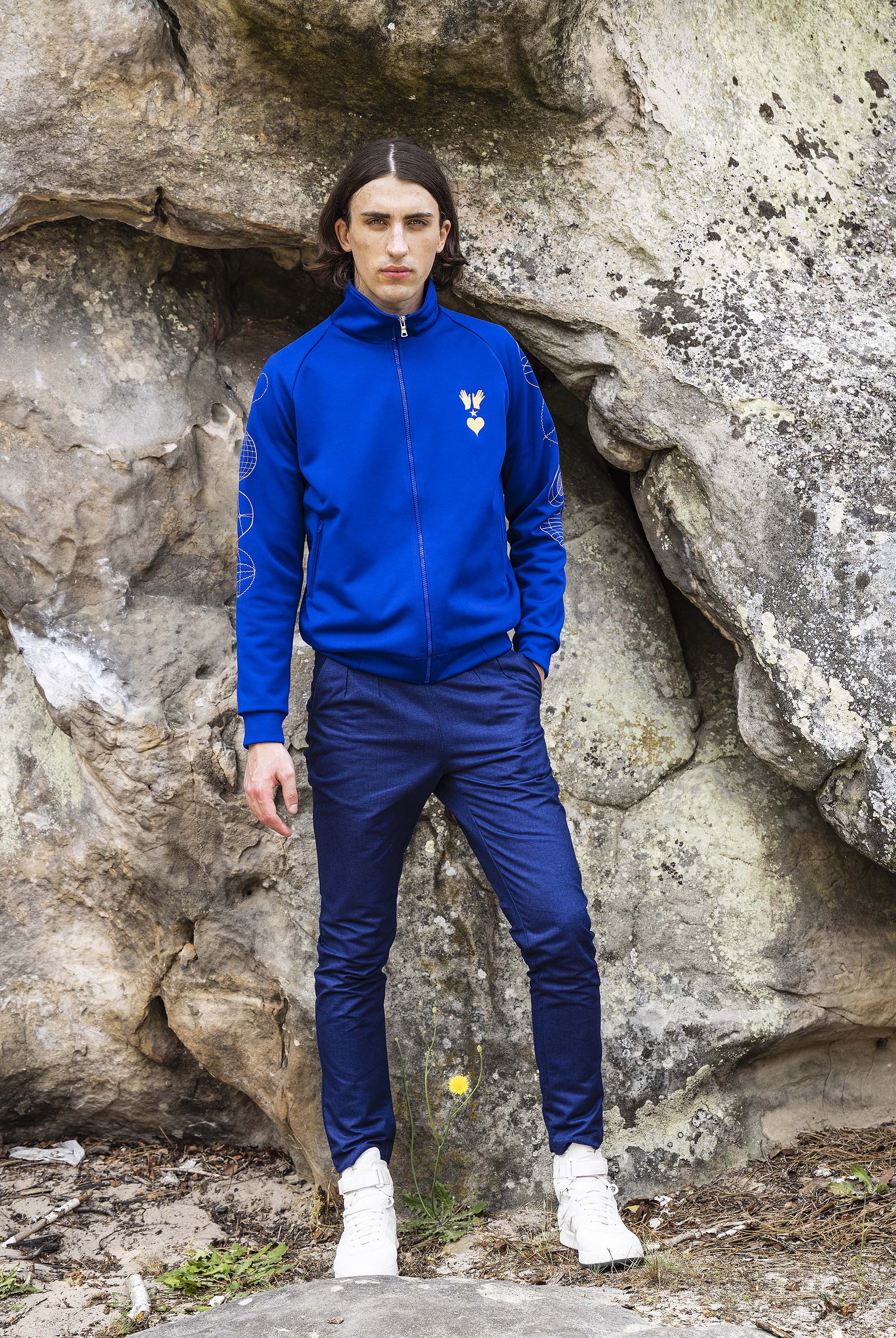 Veste de Sport Zapallal Rotacion Bleu Saphir jolie veste pour parfaitement terminer vos look et leur donner du style