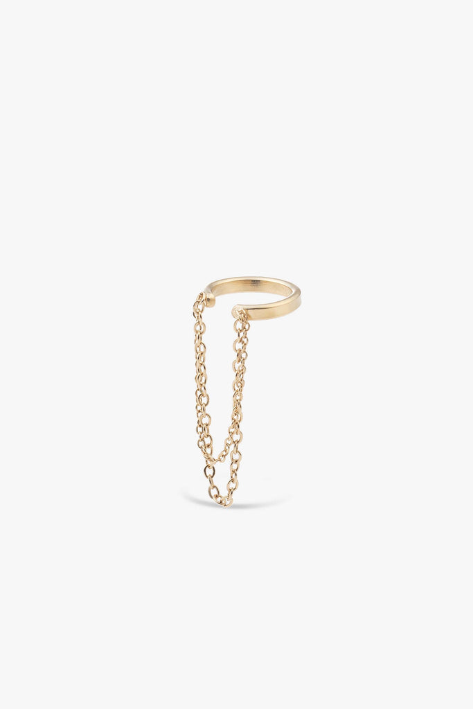 Bague D'oreille Avec Chaînette Gaspard- April Please feminité autour du cou ou aux oreilles