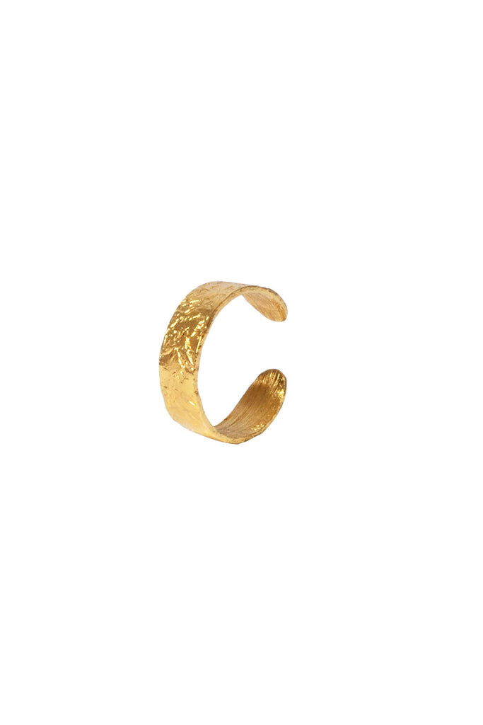Bague D'oreille Martelée Edmond- April Please feminité autour du cou ou aux oreilles
