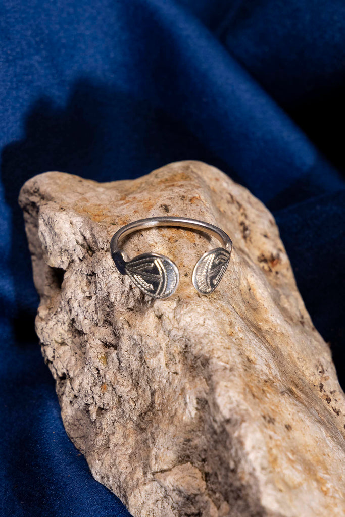 Bague Palmette Argent - Ombre Claire un bijou précieux à porter avec toutes vos tenues