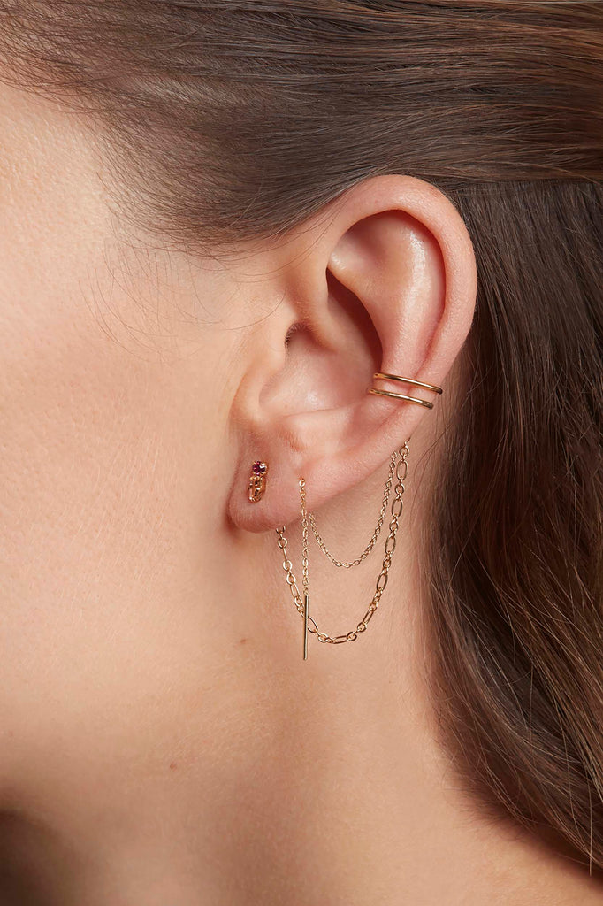 Bijou D'Oreille César - April Please bijoux dorés ou argentés alliants mode et production locale