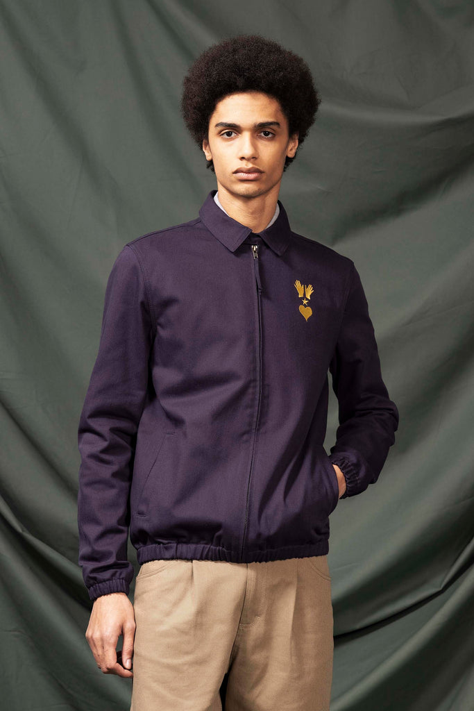 Blouson Antonio Bleu Marine des vestes dynamiques et branchées aux finitions élaborées