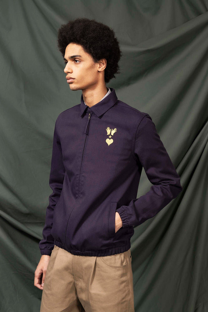 Blouson Antonio Bleu Marine des vestes dynamiques et branchées aux finitions élaborées