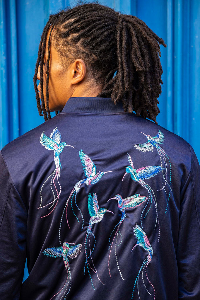 Blouson Paraguas Colibri Bleu Marine veste de sport pour dynamiser une tenue décontractée