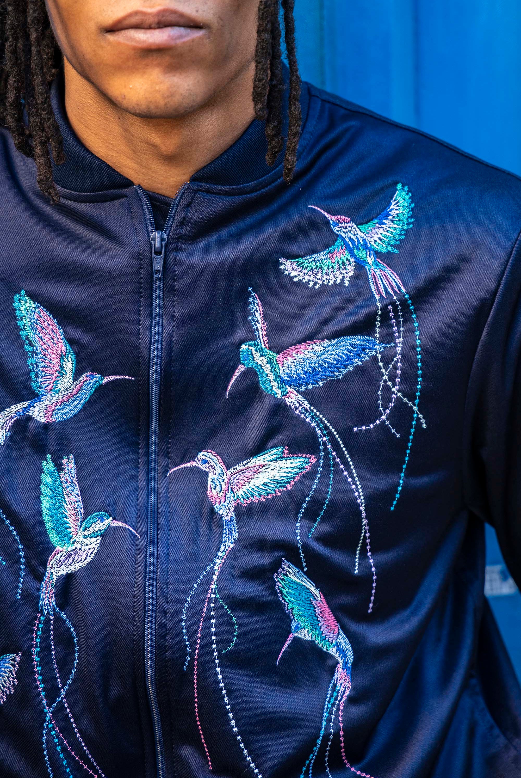 Blouson Paraguas Colibri Bleu Marine veste de sport pour dynamiser une tenue décontractée