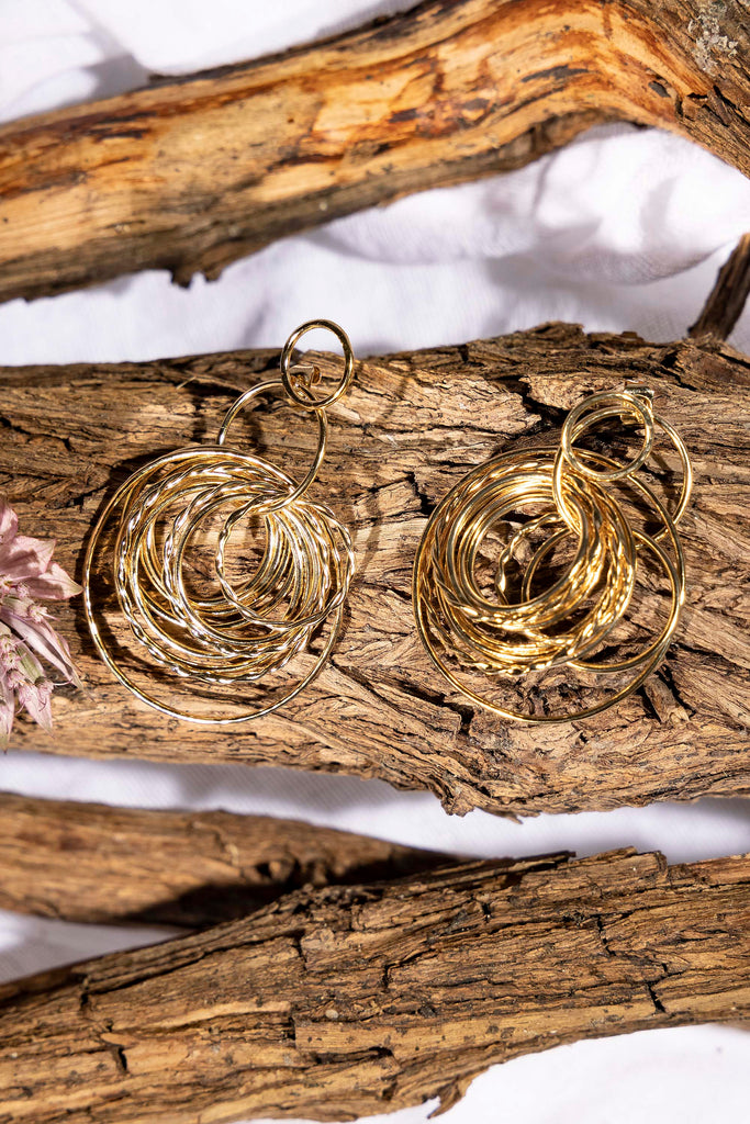 Boucles d'Oreilles Arizona Moyennes - Bdm Studio Sélection pointue de bijoux soigneusement choisis auprès de créateurs Made in France