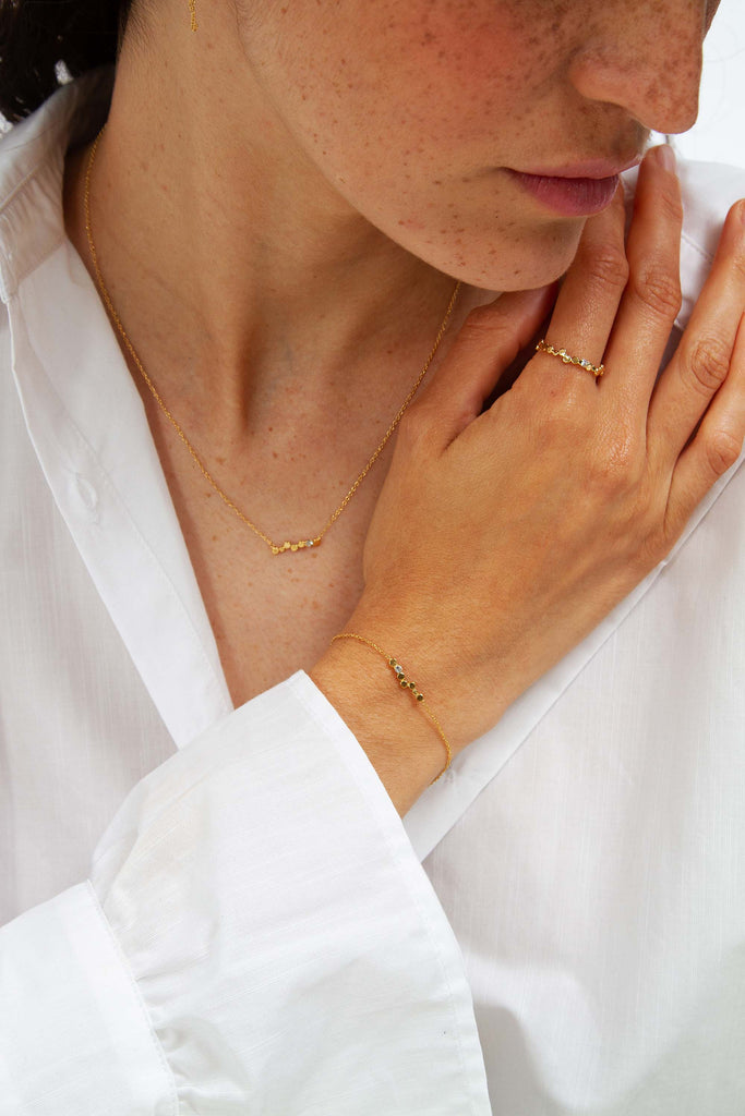 Bracelet Félicie Doré - Bdm Studio un bijou précieux à porter avec toutes vos tenues