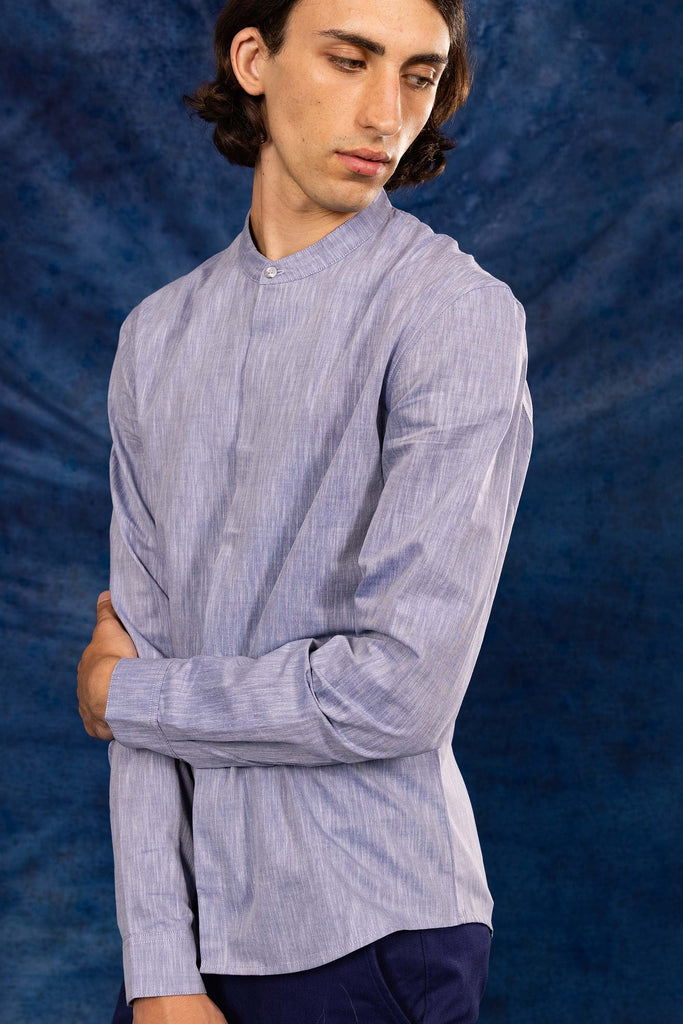 Chemise Academia Bleu chemises pour hommes adaptées à la vie de tous les jours