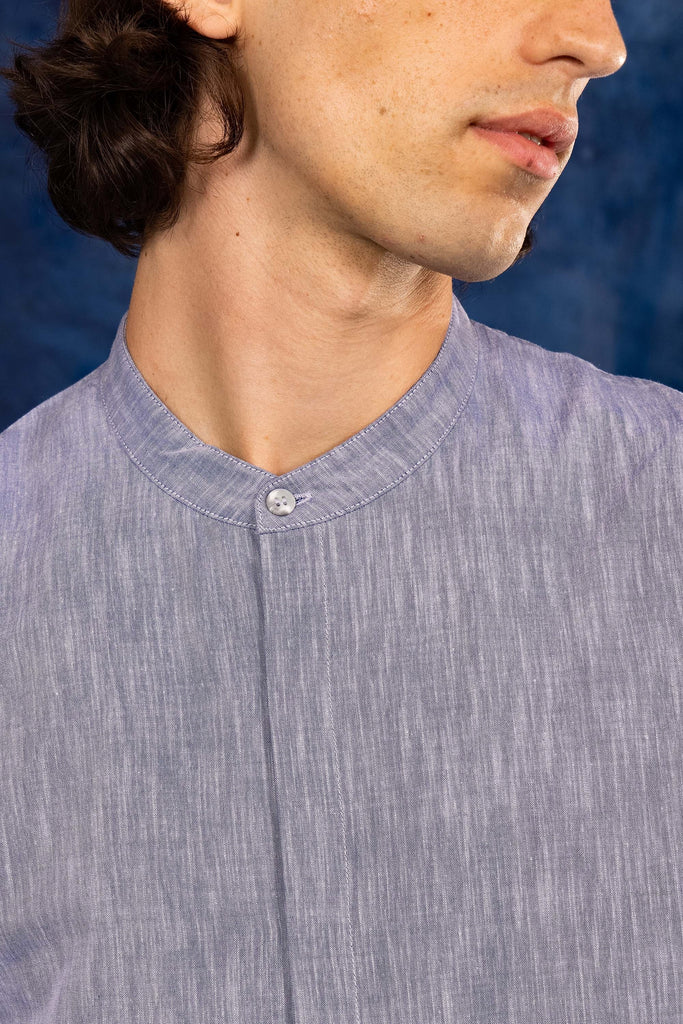Chemise Academia Bleu chemises pour hommes adaptées à la vie de tous les jours