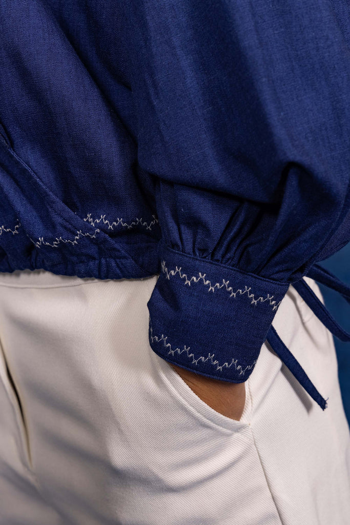 Chemise Alala Bleu Denim classique intemporel, futur partenaire de votre jean
