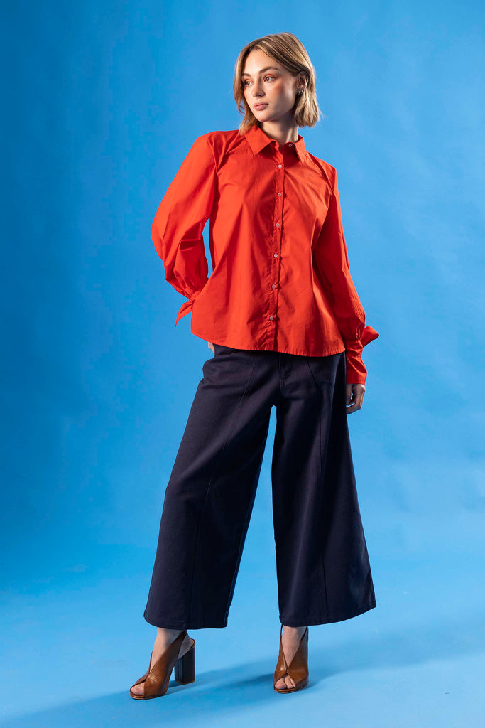 Chemise Cebra Orange chemise femme, grand incontournable du vestiaire féminin