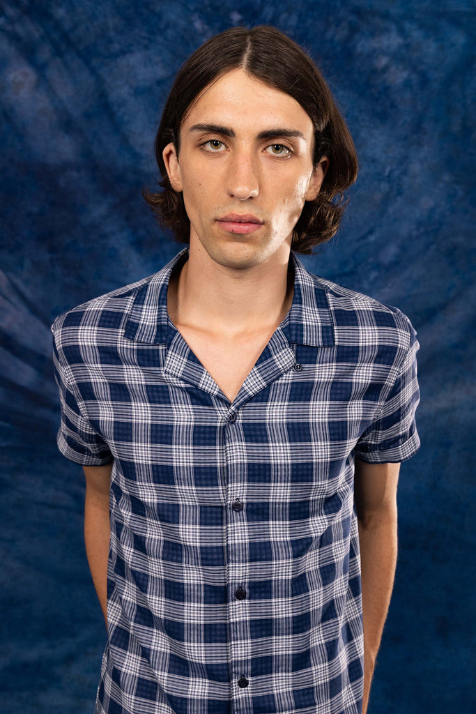 Chemise Fidel Bleu Outremer chemises pour hommes adaptées à la vie de tous les jours