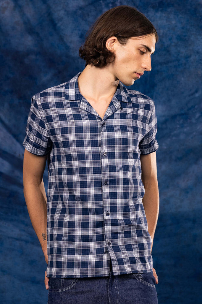 Chemise Fidel Bleu Outremer chemises pour hommes adaptées à la vie de tous les jours