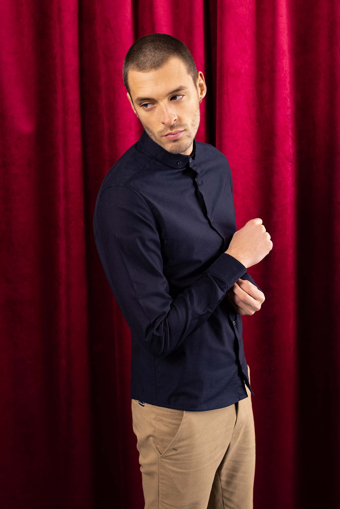 Chemise Formacion Bleu Marine chemise homme raffinée pour un style charmant