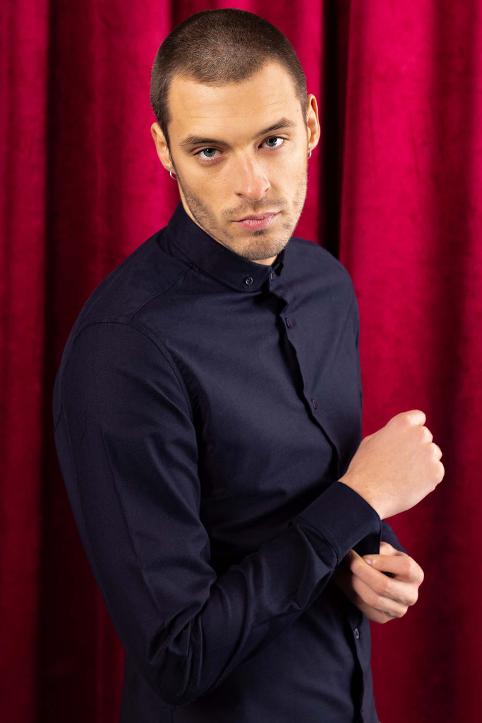 Chemise Formacion Bleu Marine chemise homme raffinée pour un style charmant