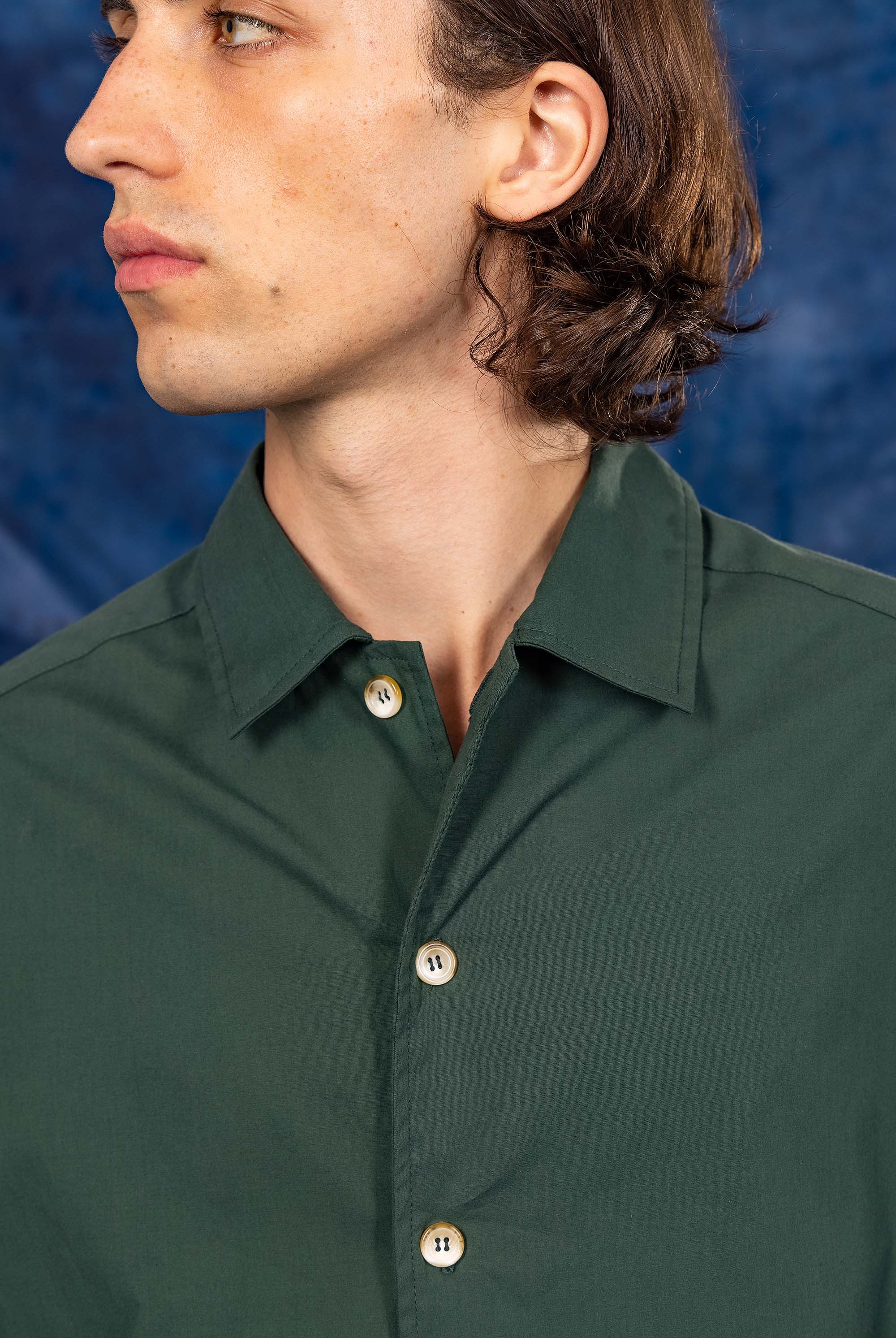 Chemise Lorenzo Vert Foncé chemise à l'esprit classique, simple et élégant