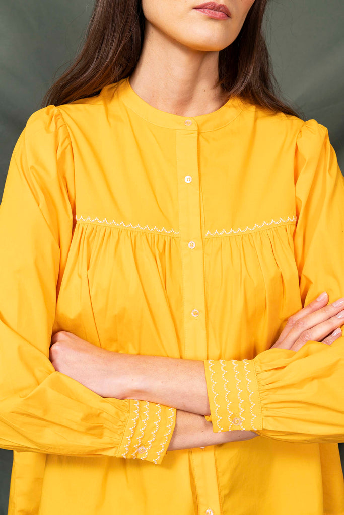 Chemise Marena Feuille D'or chemise Misericordia, librement inspirée de différents univers