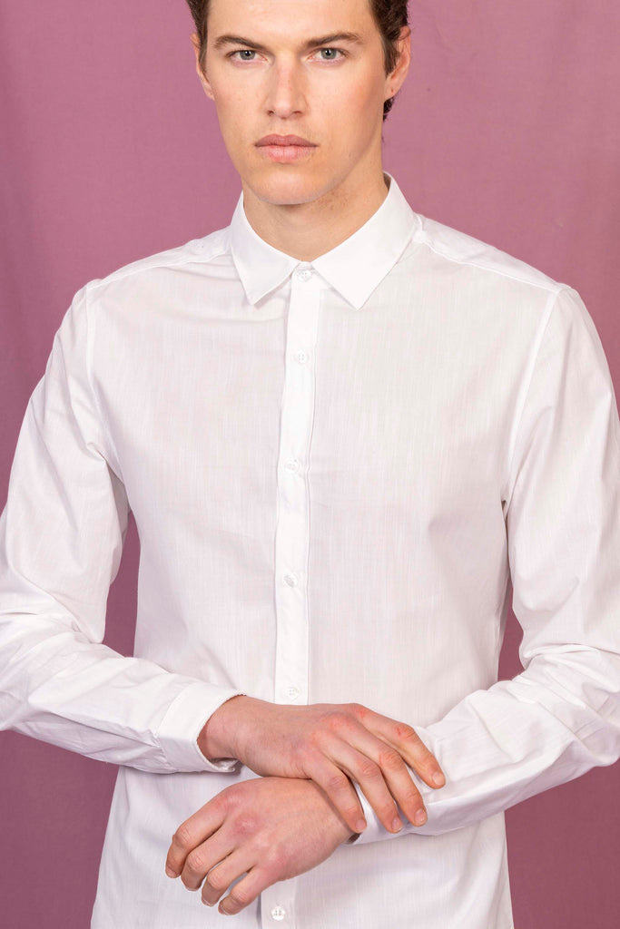 Chemise Observatorio Rayas Blanc chemise homme raffinée pour un style charmant
