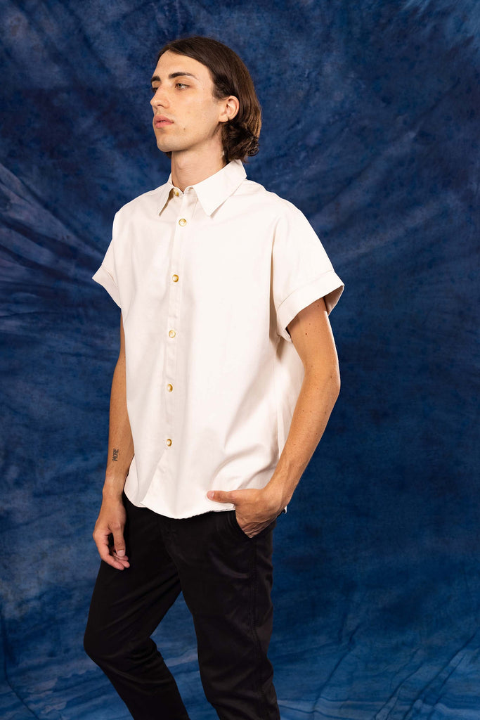 Chemise Vega Écru chemise homme raffinée pour un style charmant