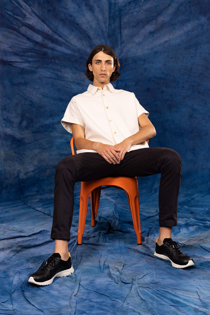 Chemise Vega Écru chemise homme aux lignes délicates, élégance assurée