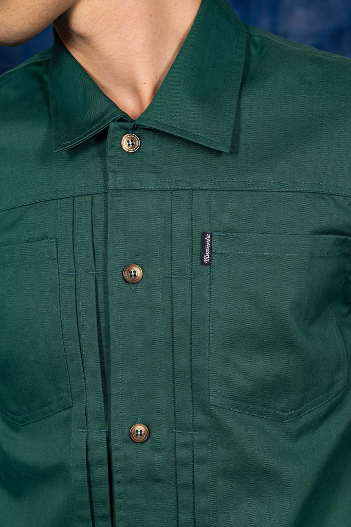 Chemise Wilfredo Vert Foncé chemises pour hommes adaptées à la vie de tous les jours