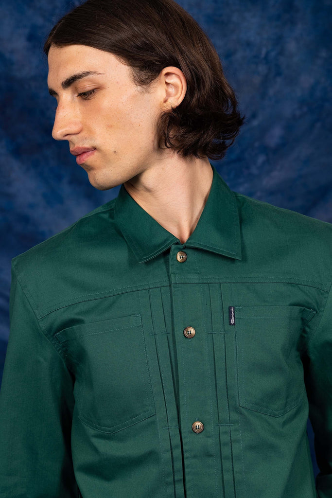 Chemise Wilfredo Vert Foncé chemises pour hommes adaptées à la vie de tous les jours