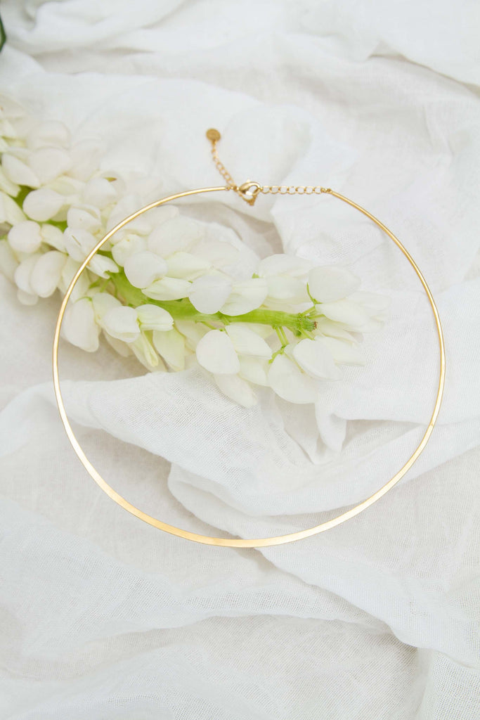 Choker Pure Doré - Bdm Studio feminité autour du cou ou aux oreilles