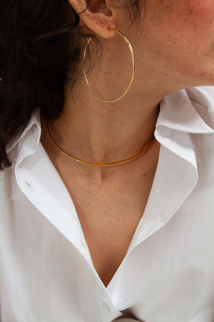 Choker Pure Doré - Bdm Studio bijoux dorés ou argentés alliants mode et production locale