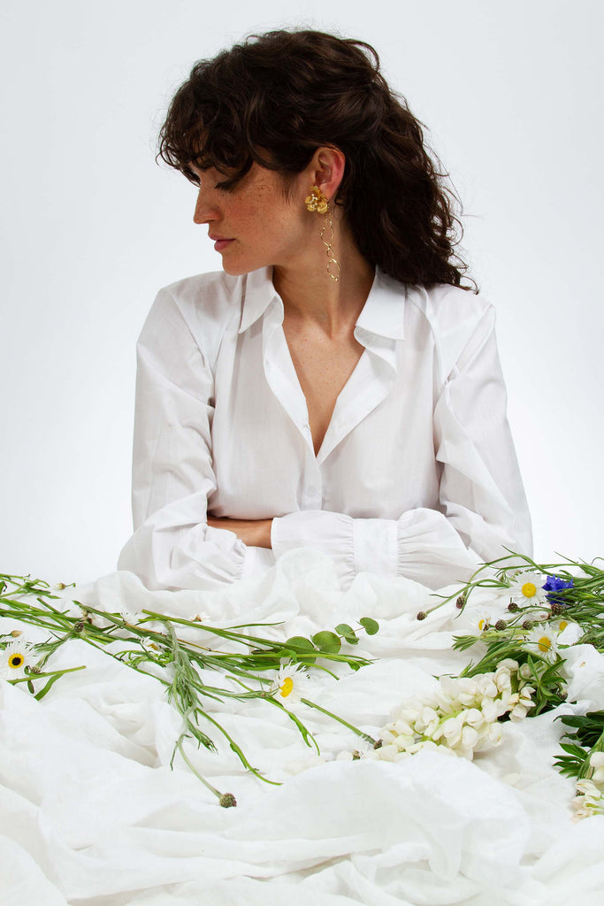 Clips d'Oreilles Lily - Monshiro bijoux dorés ou argentés alliants mode et production locale