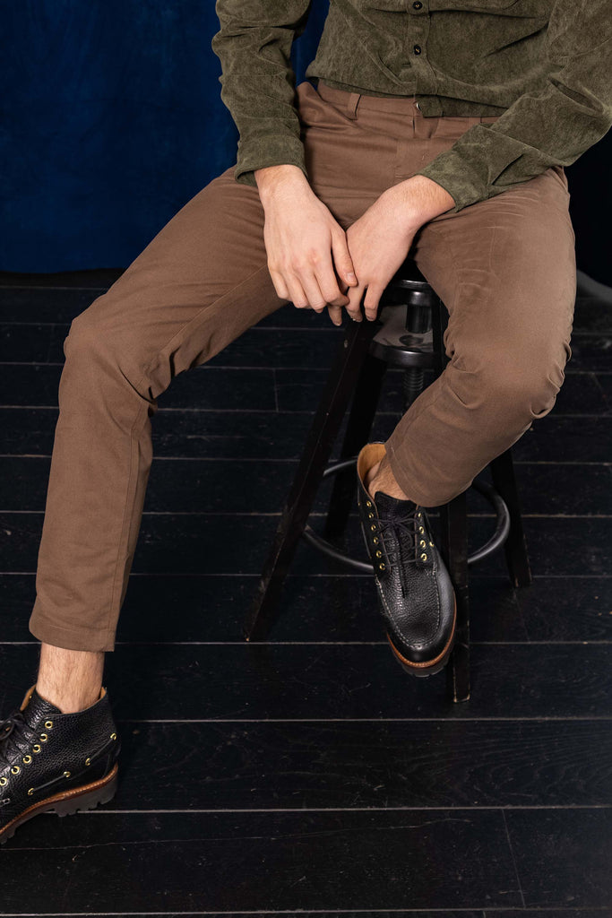 Pantalon General Marron prendre le chemin de l'élégance