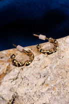 Créoles mini Rotation Doré - Ombre Claire Des bijoux faits pour elles, imaginés et créés en France