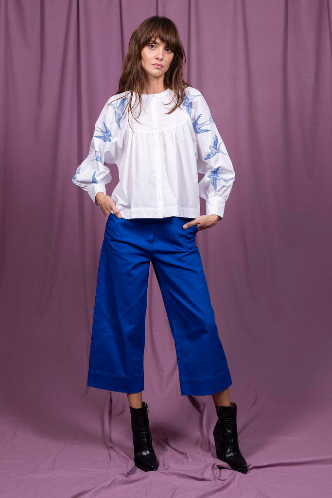 Chemise Doria Aves Blanche chemise femme, grand incontournable du vestiaire féminin