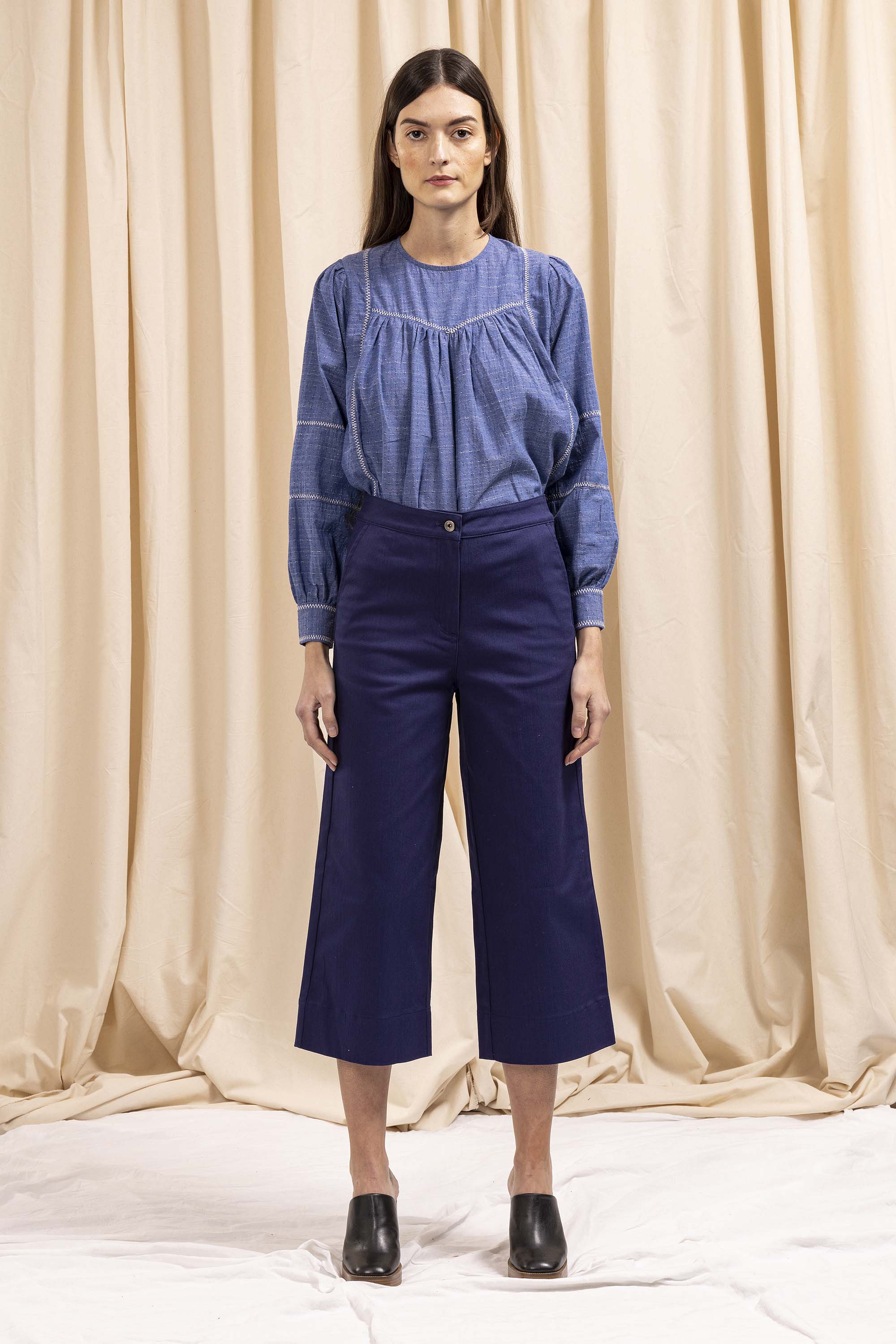 Pantalon hotsell femme coton