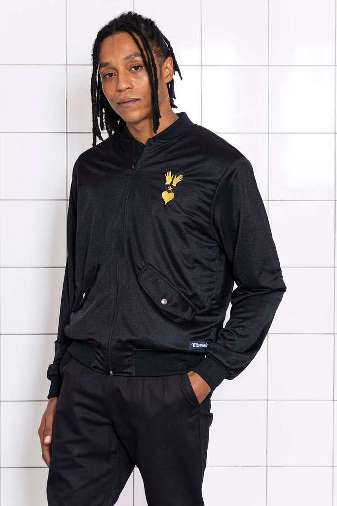 Blouson Paraguas La Lucha Noir élément incontournable des tenues masculines, la veste est une pièce polyvalente