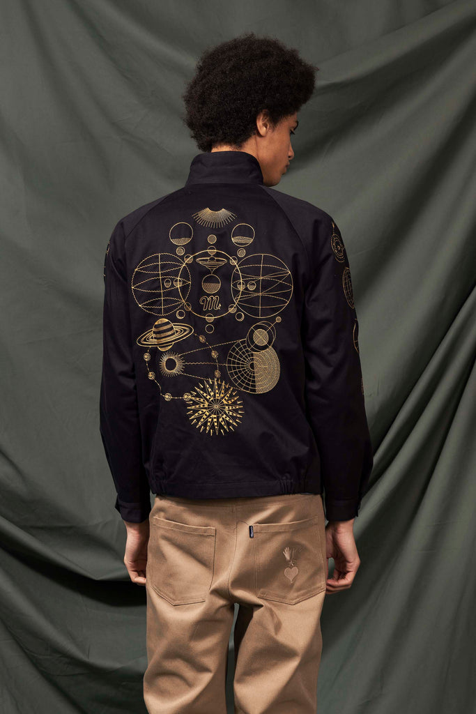 Manteau Hugo Rotacion Noir veste d'hiver alliant confort et coupe moderne et aux détails originaux