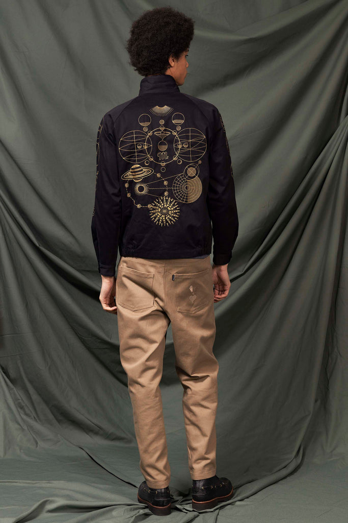 Manteau Hugo Rotacion Noir veste d'hiver alliant confort et coupe moderne et aux détails originaux