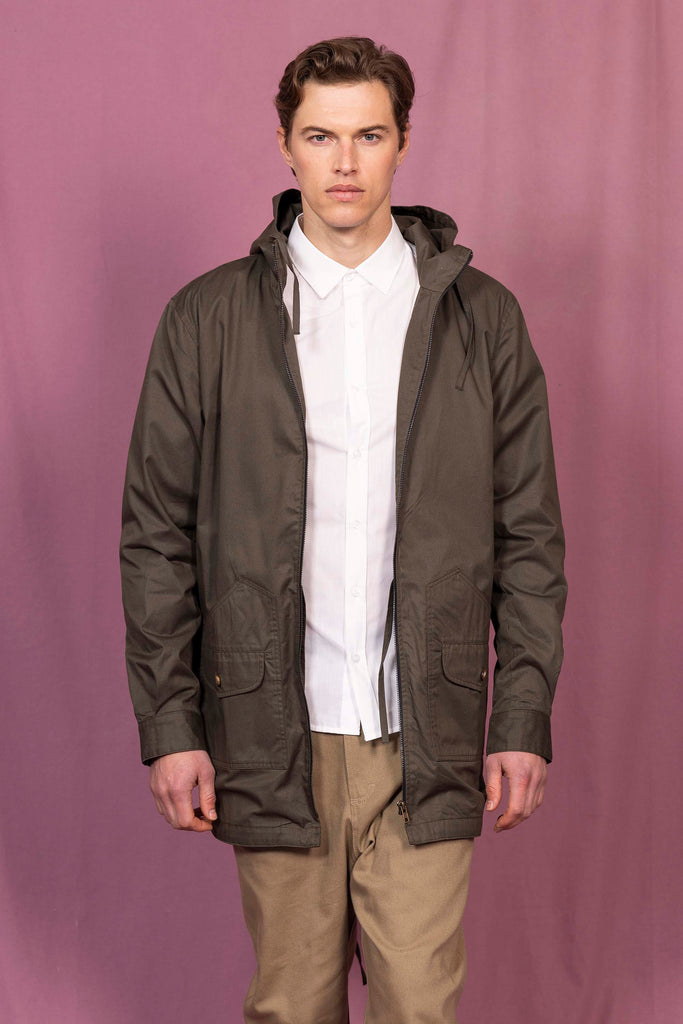 Manteau Ivan Kaki Foncé look moderne et viril avec un vaste panel de coupes et de couleurs
