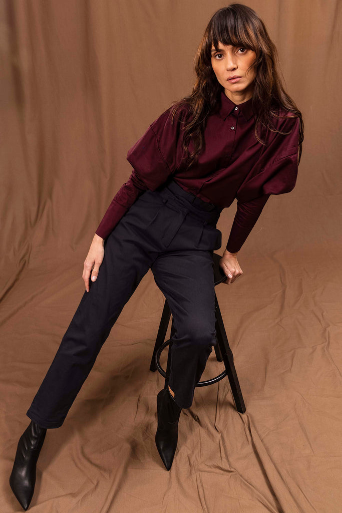 Chemise Laria Prune chemise Misericordia, librement inspirée de différents univers