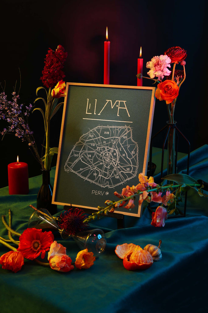 Sérigraphie édition limitée - Lima Paris - 30x40cm idée cadeau éthique faire plaisir