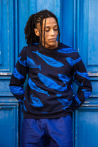 Sweatshirt Macarron Ballena Bleu marine douceur et qualité des sweatshirts homme Misericordia
