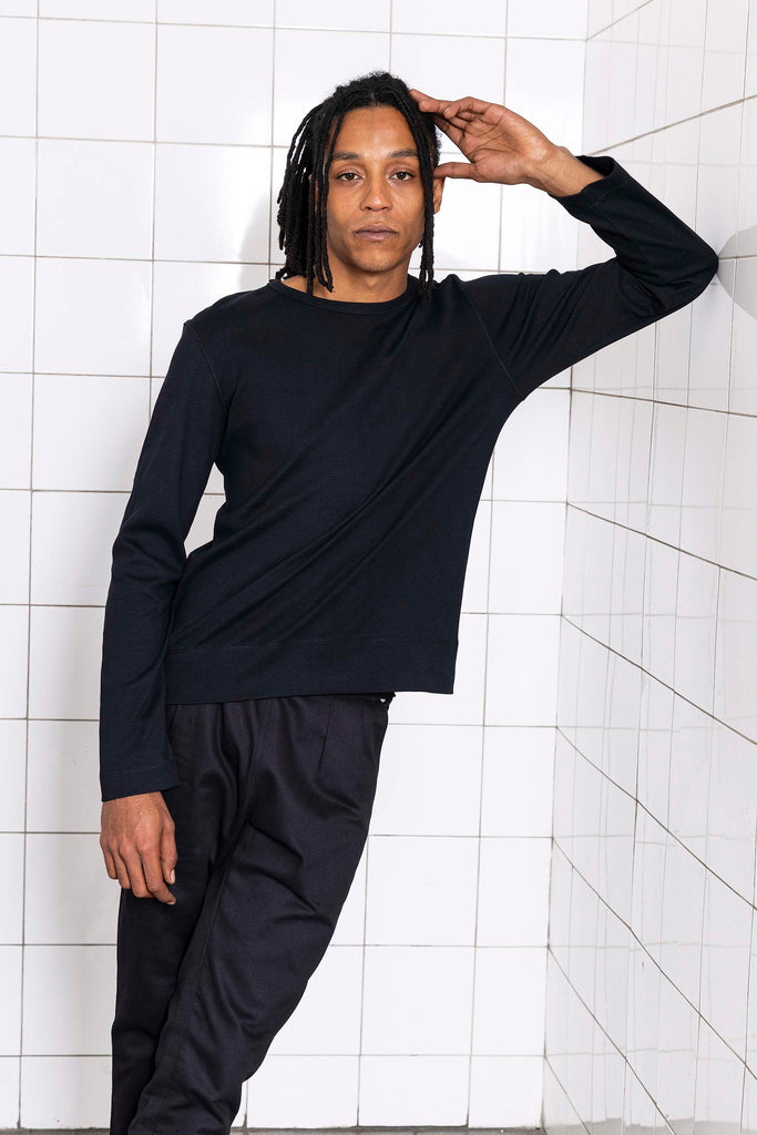 T-Shirt Gerardo Noir t-shirts pour homme unis ou imprimés en coton agréable à porter
