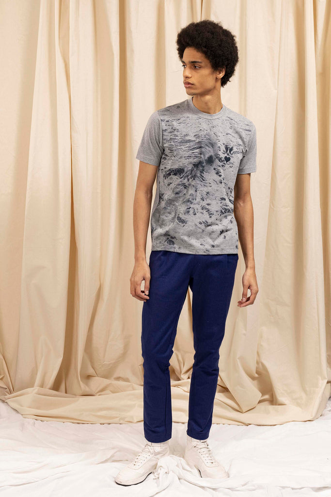 T-Shirt Mario Ultima Ola Gris modèles à logo et coupes actuelles, les t-shirts Misericordia pour homme à découvrir