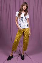 T-Shirt Medallon Medusas Blanc allure féminine et sportswear pour un look de ville