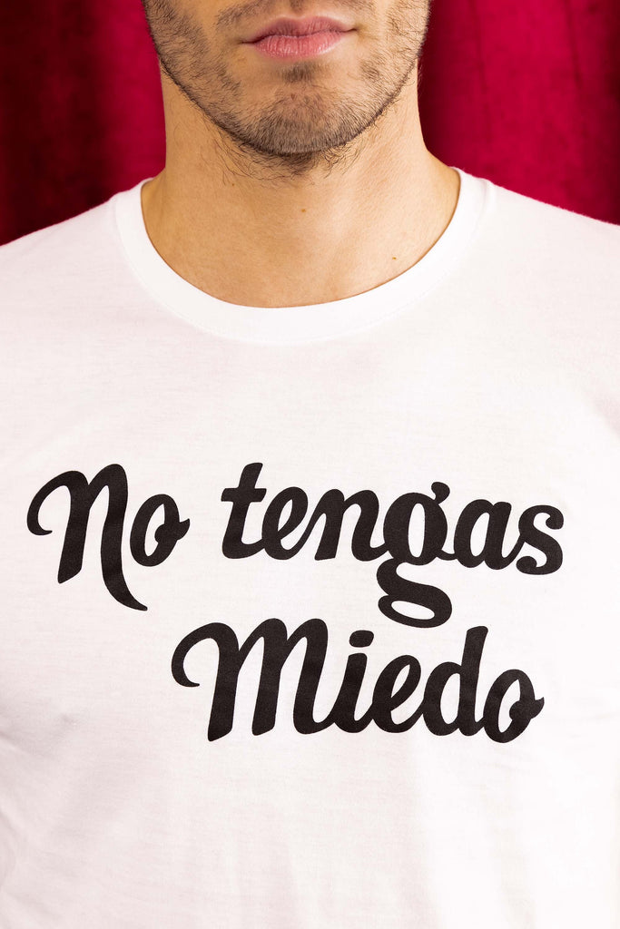 T-Shirt Querido No tengas Miedo Blanc modèles à logo et coupes actuelles, les t-shirts Misericordia pour homme à découvrir