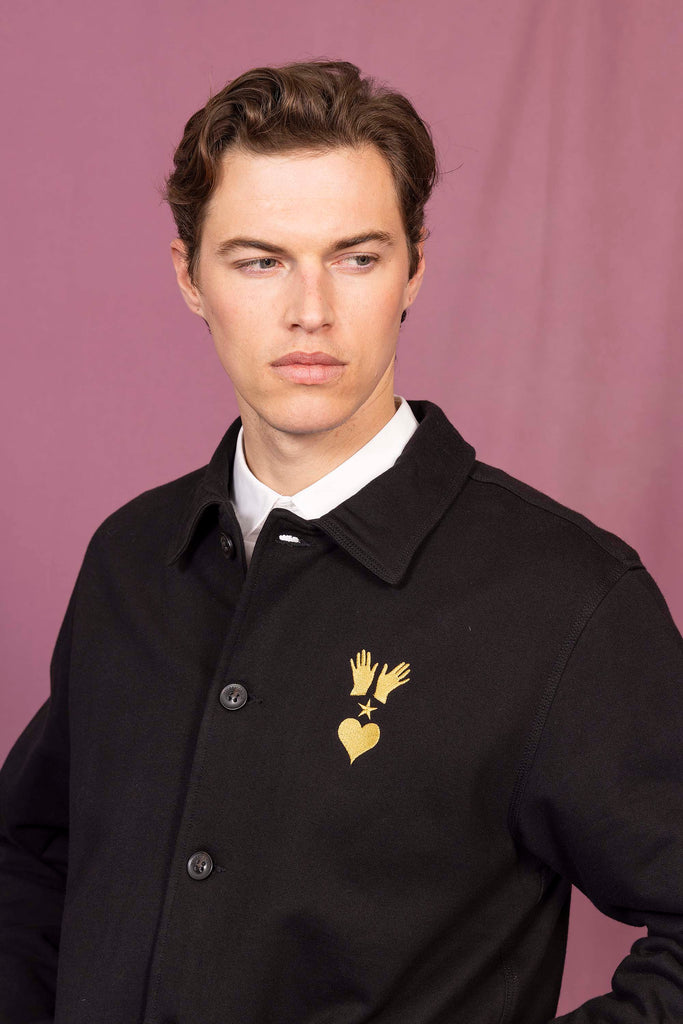 Veste Estévez Noir sweatshirts haut de gamme en imprimés