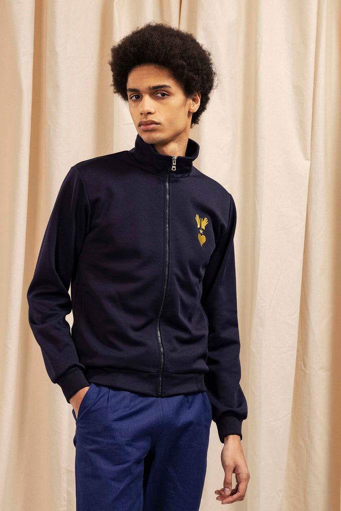 Veste de Sport Clasica Cohete Bleu marine jolie veste pour parfaitement terminer vos look et leur donner du style