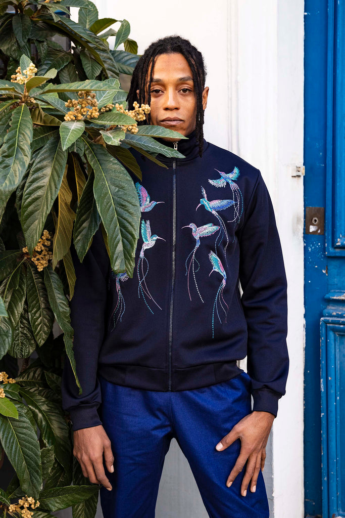 Veste de Sport Clasica Colibri Bleu Marine veste de sport pour dynamiser une tenue décontractée